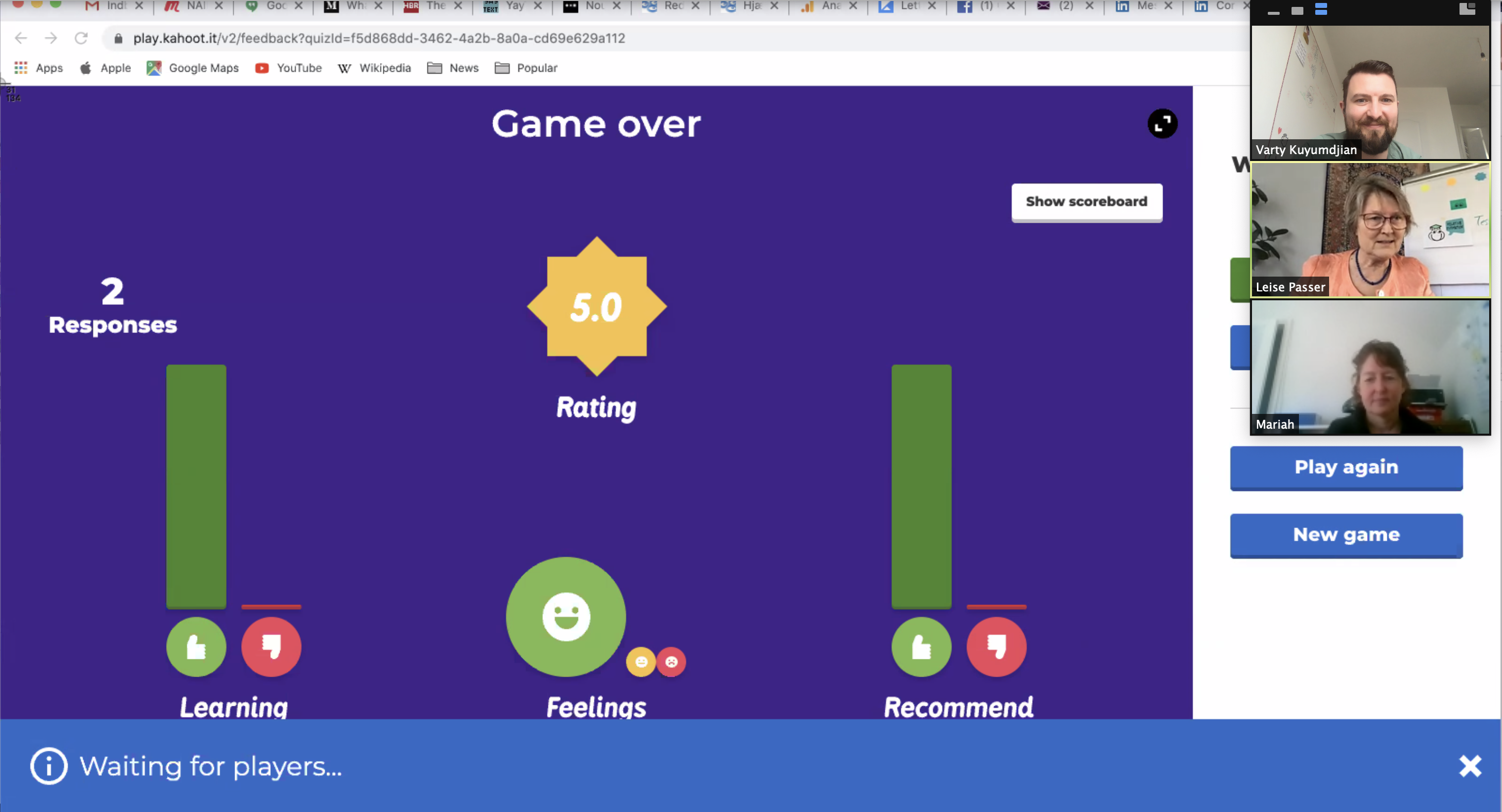 Fun Online Quiz Kahoot on Relative Estimation. Join us Sunday mornings